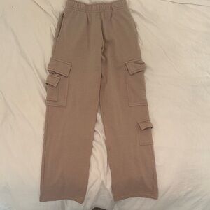 Garage Tan Straight Leg Cargo Pants